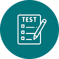 practice test icon for students